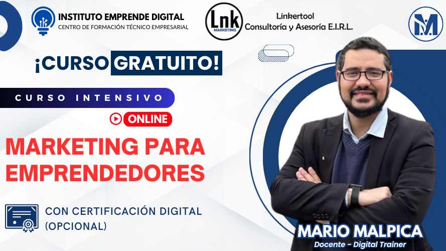 Curso de Marketing para Emprendedores (Online)
