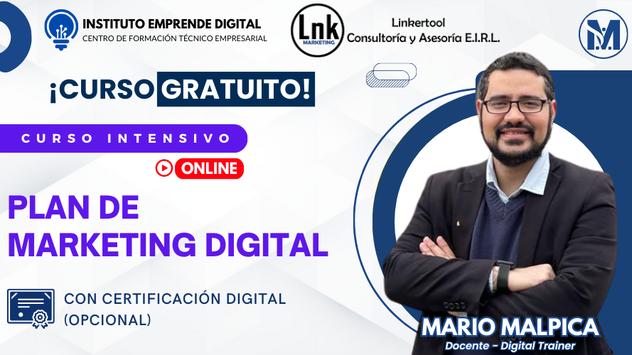 Curso de Plan de Marketing Digital (Online)
